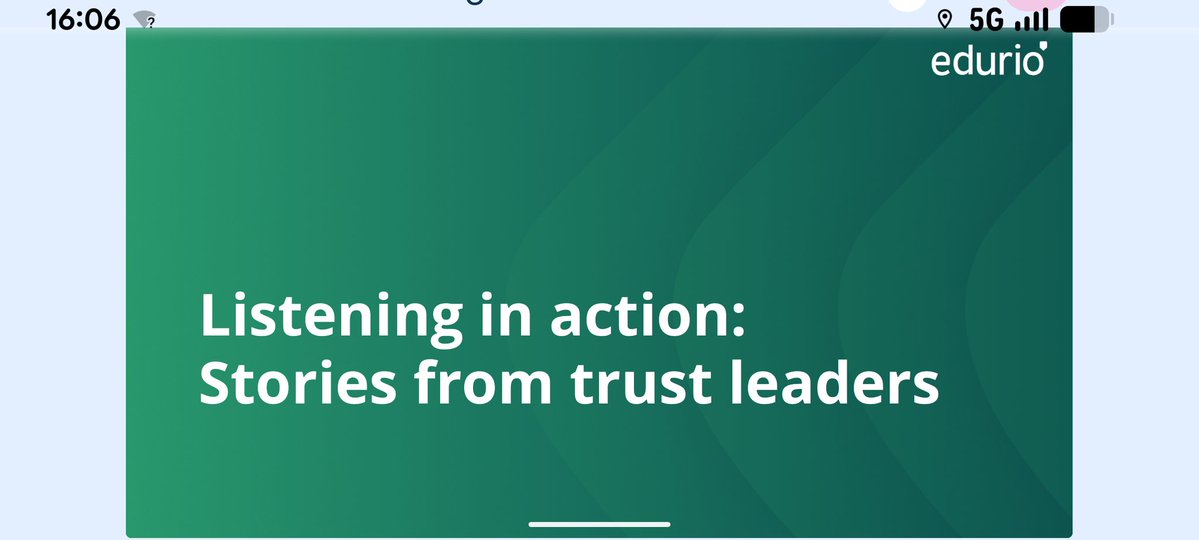 AlisonDay100864's tweet image. Representing and sharing the work of @LEOacademies today at #CSTConf25.
Working with @eduriocom we are proactively working to develop our Listening Practices:-
✅ Voice
✅ Understanding
✅ Action
✅ Communication
We are being challenged to be:-
Open
Responsive
Inclusive