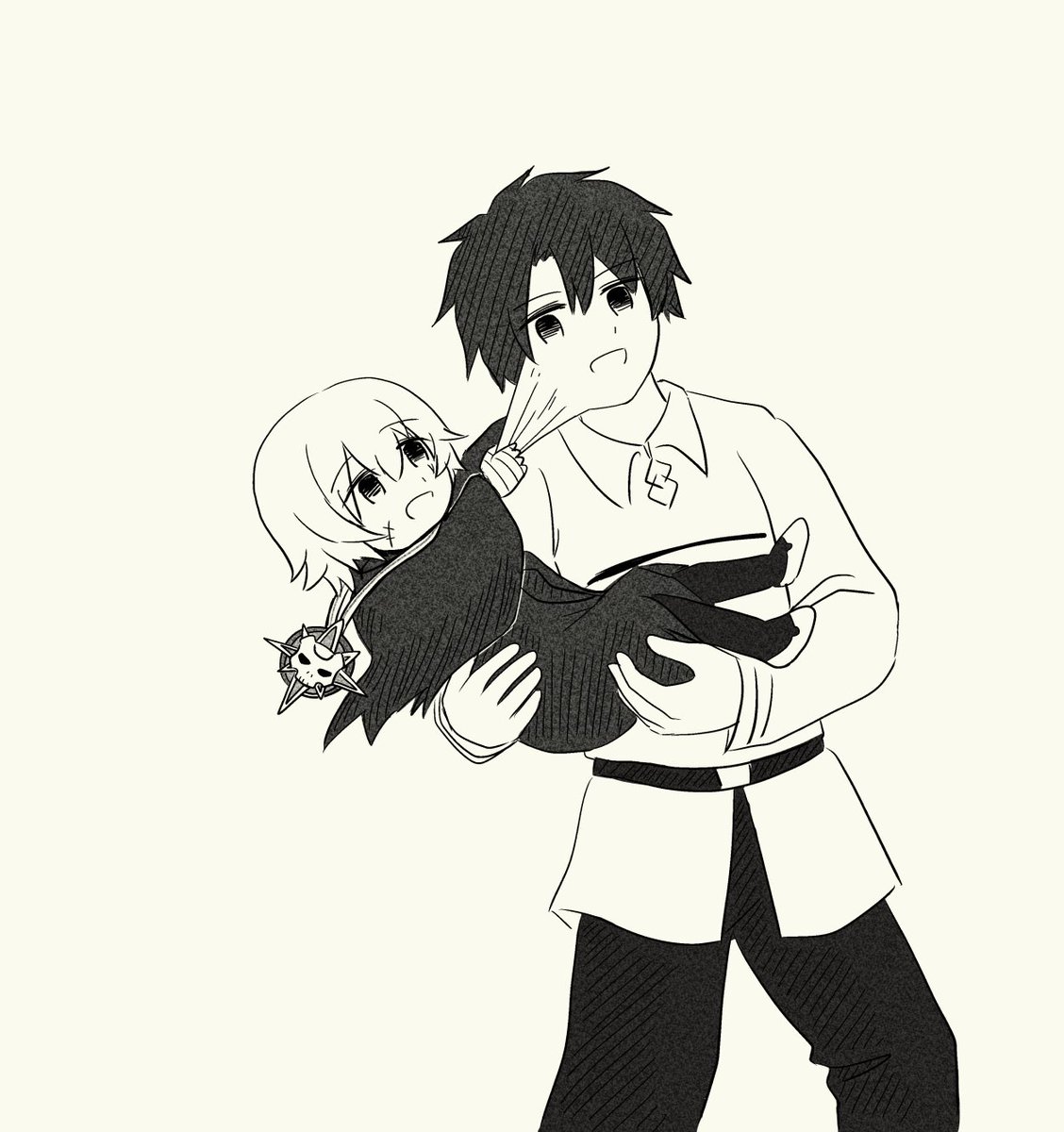 ぐだ男 ,ジャック・ザ・リッパー(Fate) 「」|森町めぐるのイラスト