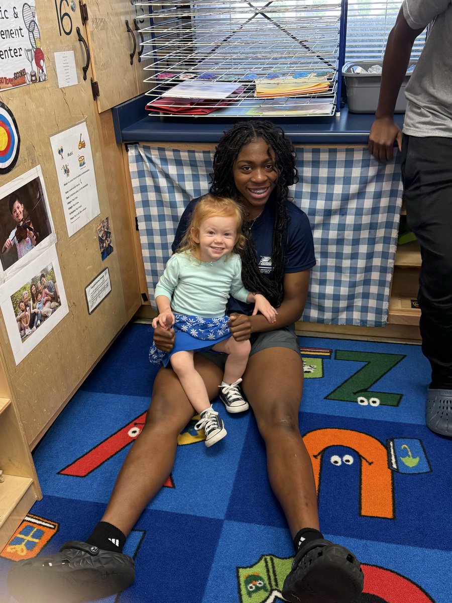 GSAthletics_WBB's tweet image. Spent the morning reading and singing with the little ones at our on campus Child Development Center! Thanks for having us! 💙

#HailSouthern