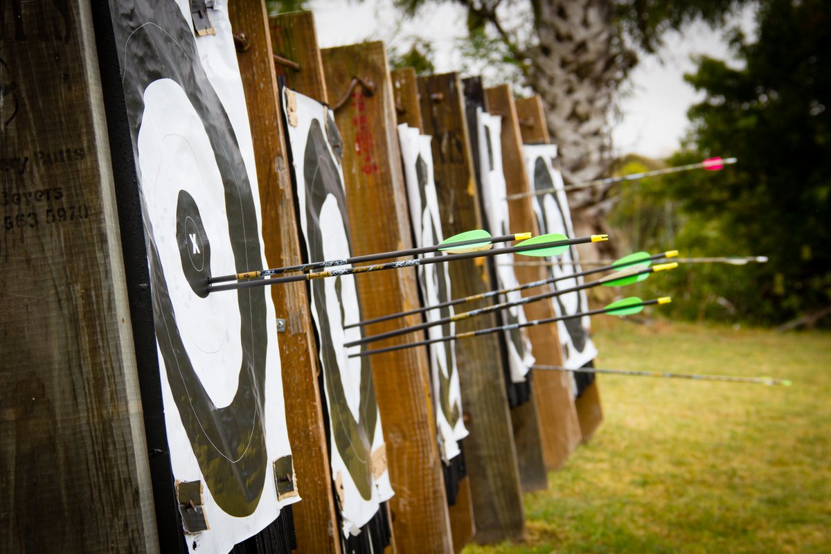 Ready to try something new? 🎯 Book an archery lesson with our accredited coaches—fun, safe, &amp; perfect for all ages! 

Cost: Archery lessons R150 pp, Bow hire R150 pp, 3D archery range R150 pp.
🔗 thalithali.co.za #ThaliThaliGameLodge #WestCoastWay