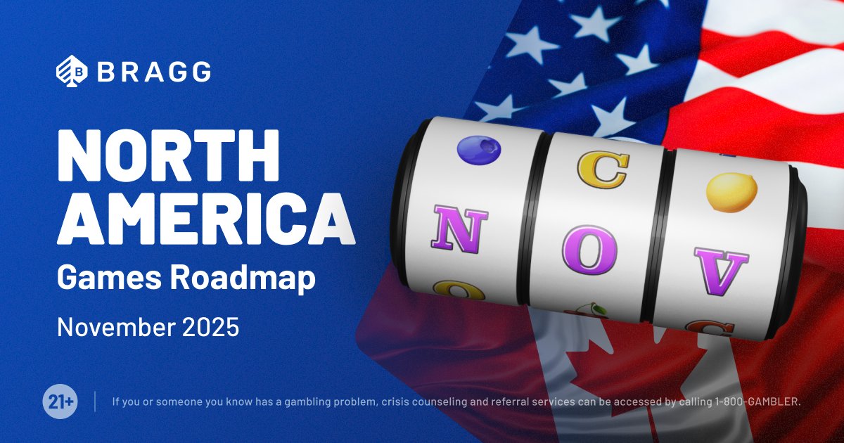 Bragg_Gaming's tweet photo. Check out the releases from our Nov 2025 North America Games Roadmap https://t.co/X1pBUo2lfL $BRAG

#BraggGaming #AtomicSlotLab #WildStreakGaming #IndigoMagic #Boomerang #KingShowGames #IncredibleTechnologies #iGaming #ResponsibleGaming https://t.co/XSv8iDNgIj