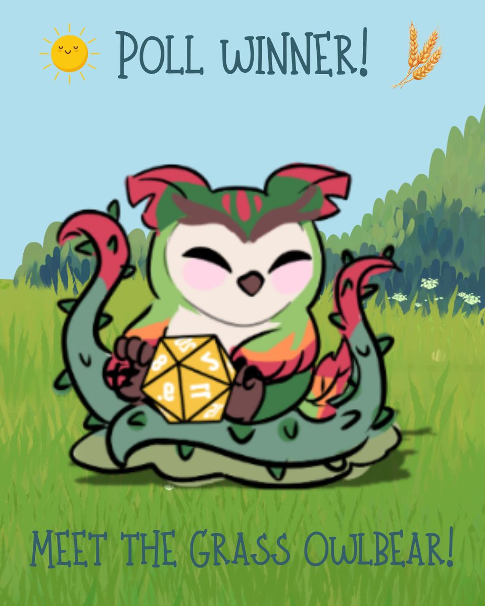 Hey there adventurers! Time to meet your newest traveling companion! Say hi to the winner of our latest poll!

Our Owlbear Pin campaign launches on October 21st and we're letting YOU pick the designs!  

tinyurl.com/bdf3ht2y