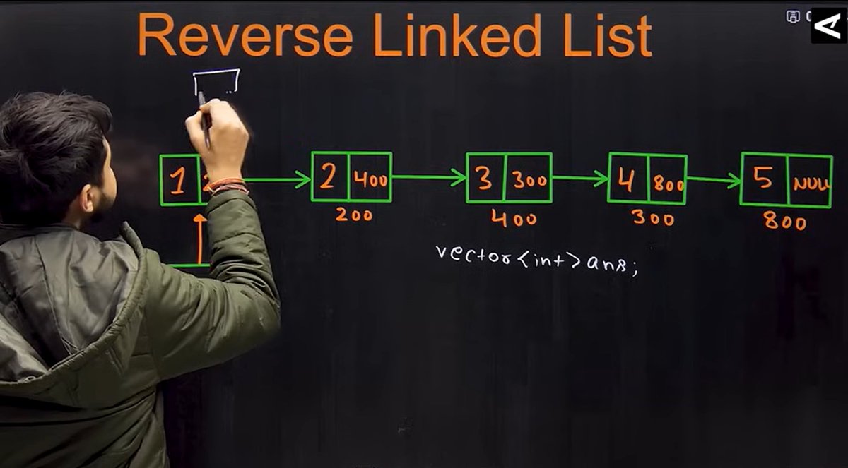 CHAYAN78905's tweet image. 🚀 #Day70 / #180DaysOfCode 🎯
DSA Journey in C++ 📚 | #CoderArmy
📌 Topics: Linked List : Solve problem⚡
✅ Reverse Linked List
✅ Middle Of The Linked List
Thanks to @rohit_negi9 Bhaiya 🙌 for the amazing explanation!
#DSA #CPlusPlus #ProblemSolving #CodingChallenge 🚀