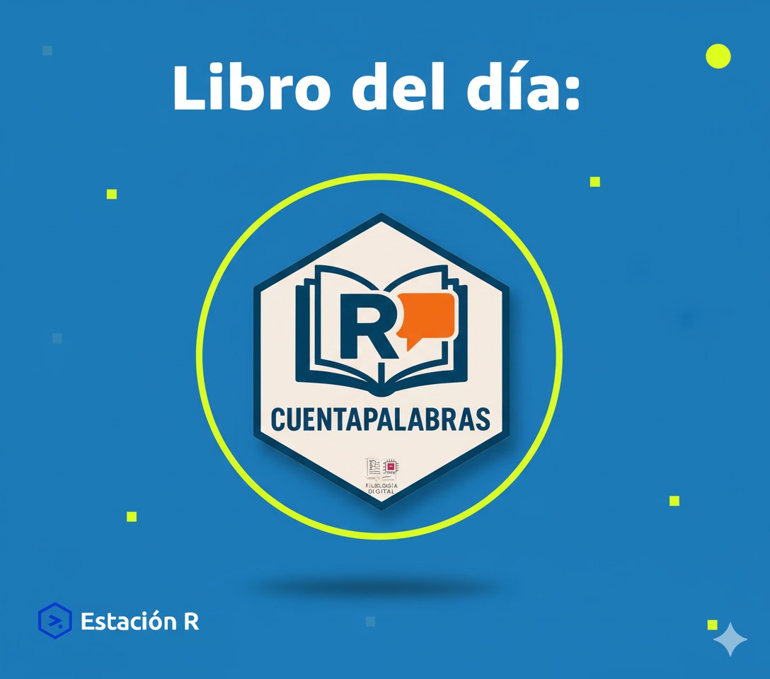 [📚 LECTURA DE LA SEMANA] - 📖 "Cuentapalabras: Estilometría y análisis de texto con R"

Si te interesa explorar el lenguaje desde los datos, este libro es una joya. Cuentapalabras te enseña cómo aplicar R al análisis de textos, descubriendo patrones, estilos y estructuras