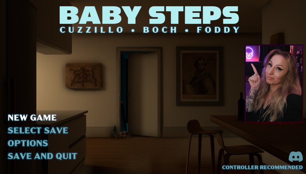 I'm excited AND terrfied about this game - ragequit or just rage? 💀<a href="/BabyStepsGame/">Baby Steps - OUT NOW!</a> 
A billion thanks to <a href="/ThatSadBoi_/">ThatSadBoi | CEOs of Screams</a> for the game, you legend! 🫶🥹

🔴 LIVE 6pm CEST at twitch.tv/beckielane