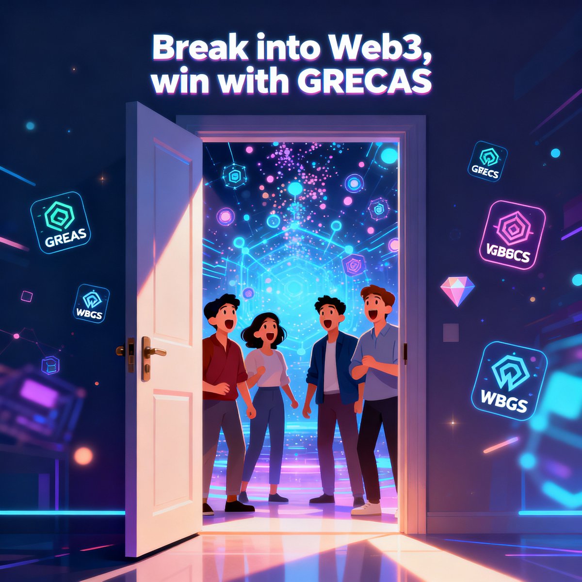 GrecasToken's tweet photo. 🌍 Don't be scared of complex charts — be scared to miss the next WAVE of Web3!

All you need: curiosity, $1, and will to try
Not just headlines — your real story starts here

Make your move—grab $WBGCS, join GRECAS, get your first digital win! 🚀💥🔑

#GRECAS #WBGCS #Web3 #CryptoWin #DigitalFinance #StartNow