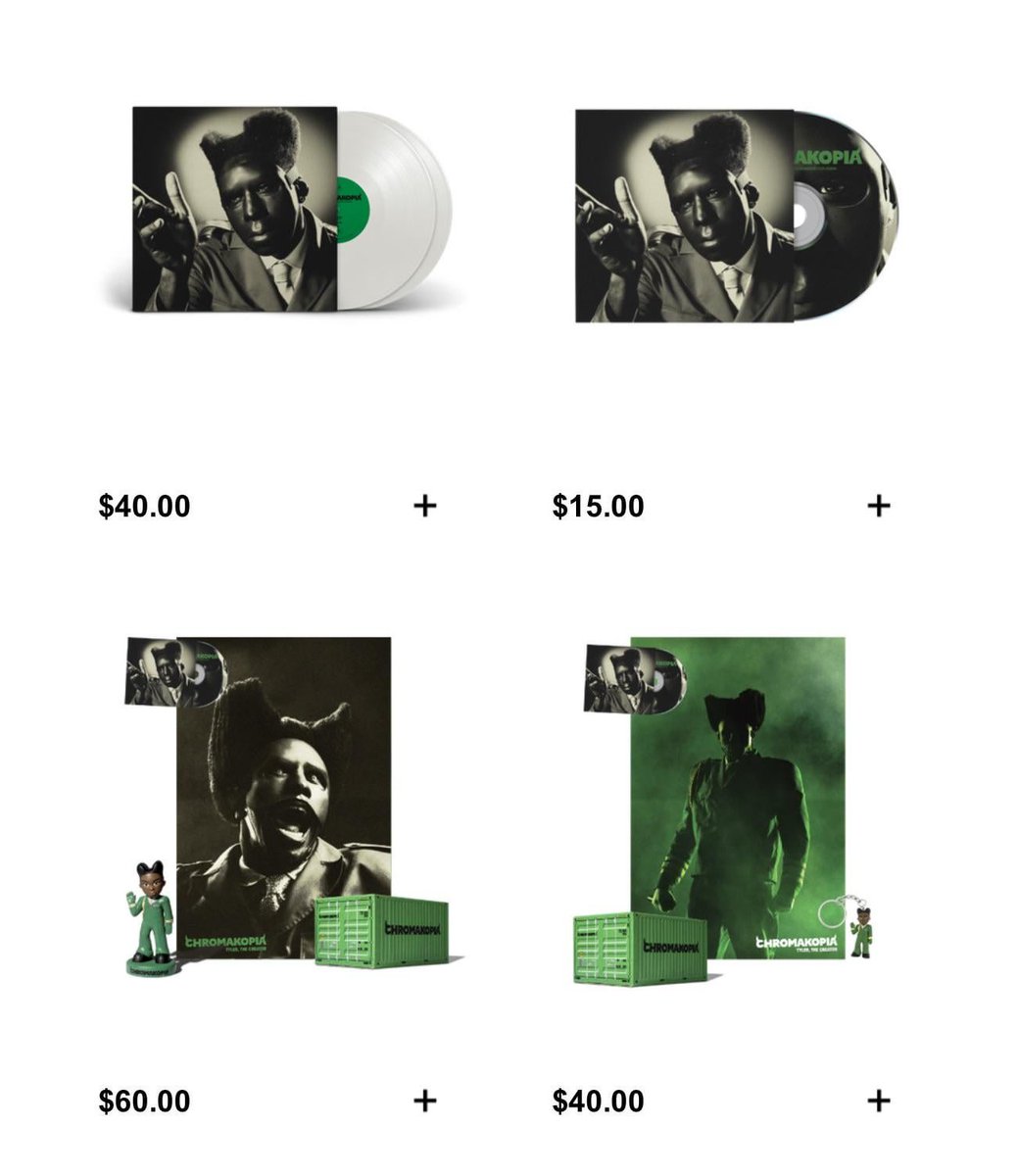 Tyler, The Creator has released a new 'CHROMAKOPIA' drop, which includes a vinyl featuring the final tracklist 💿