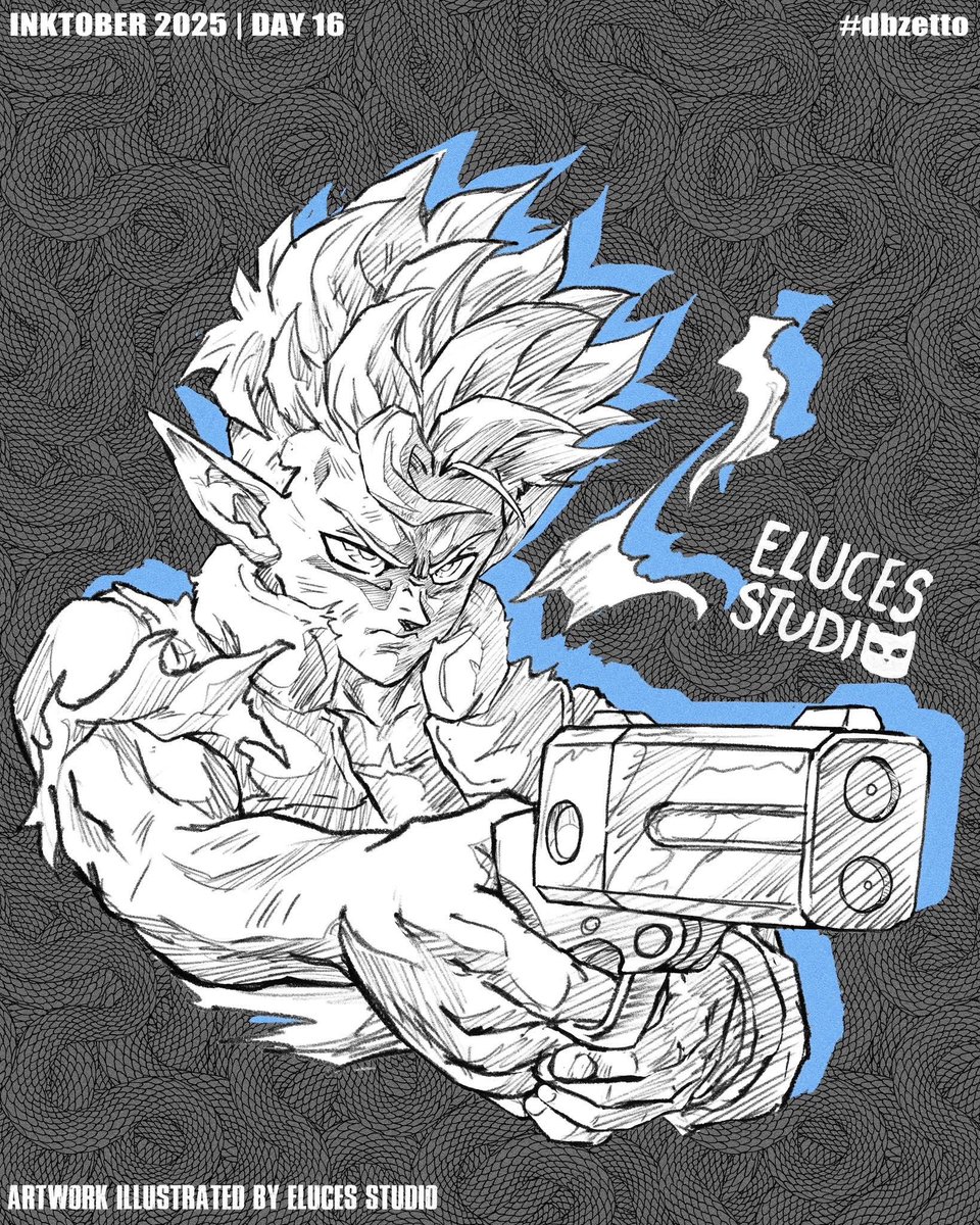 Future Gohan Ssj2 | Dragon Ball Z | Inktober Day 17