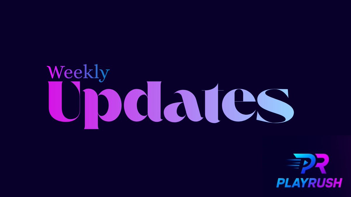 playrush_io's tweet photo. PlayRush Weekly Update – October 16

This week at PlayRush, the team has been making steady progress on our platform and preparing for the next steps in development.

→ MVP in progress

Our MVP - Minimum Viable Product, a simple working version of PlayRush that allows us to test core ideas and see how players interact with the platform.

It’s not the final product, but it helps us understand what works and where we can improve.

This week, we’ve been focused on refining the gameplay and rewards across the platform to make early interactions smoother and more engaging.

→ Platform-wide improvements

one of our games, we’re making unique updates to gameplay and design to strengthen the PlayRush identity and make the experience feel more distinct across the platform. 

While the platform includes multiple games, these refinements are being applied across the board to create a consistent and enjoyable experience.

→ Preparing for future milestones

While polishing the MVP, the team is also focused on the bigger picture:

preparing for token launch, growing the community, and exploring partnerships that will help expand the platform in the future.

Every update we make now is a step toward the full PlayRush vision.

We’re building a platform for players and  your early feedback and engagement help shape the experience as it grows.

Stay tuned for more progress next week!
