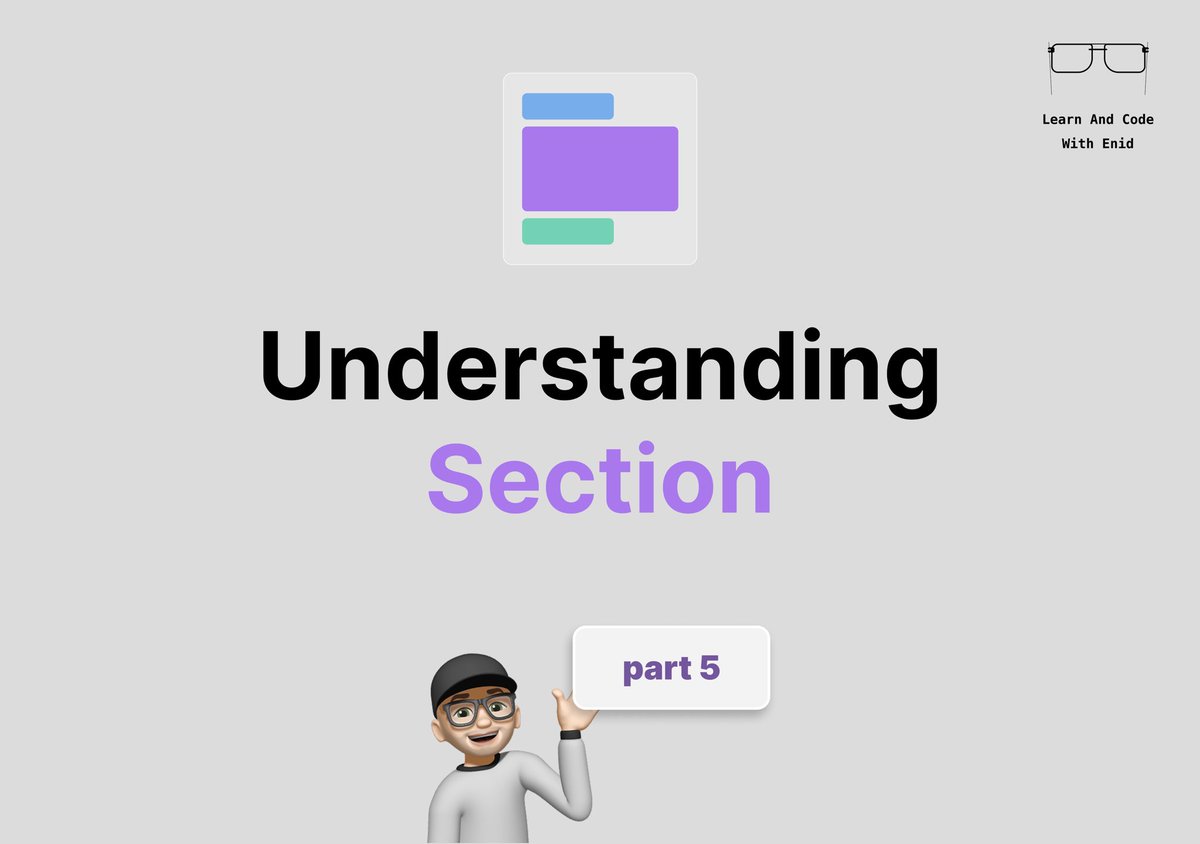 ios_dev_alb's tweet image. SwiftUI - Understanding Section (Part 5) is now available to LACWE members 🎉
5 new visuals
→ learnandcodewithenid.com