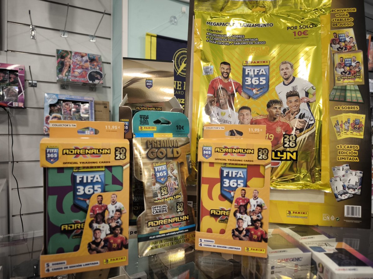 DistritoZer0's tweet image. ⚽ ¡Ya en stock los nuevos cromos de Adrenalyn! 

Puedes encontrar las nuevas cartas coleccionables en nuestras tiendas o reservarlas en la web. ¡Consigue las latas, el álbum o los sobres Premium Gold, con códigos de juego en cada sobre!

¡No te quedes sin ellos!