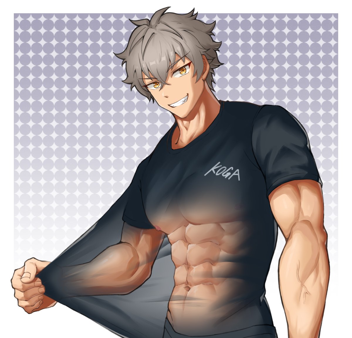 nankoshark's tweet photo. 🐺👕#大神晃牙 https://t.co/tC8WGgli0q