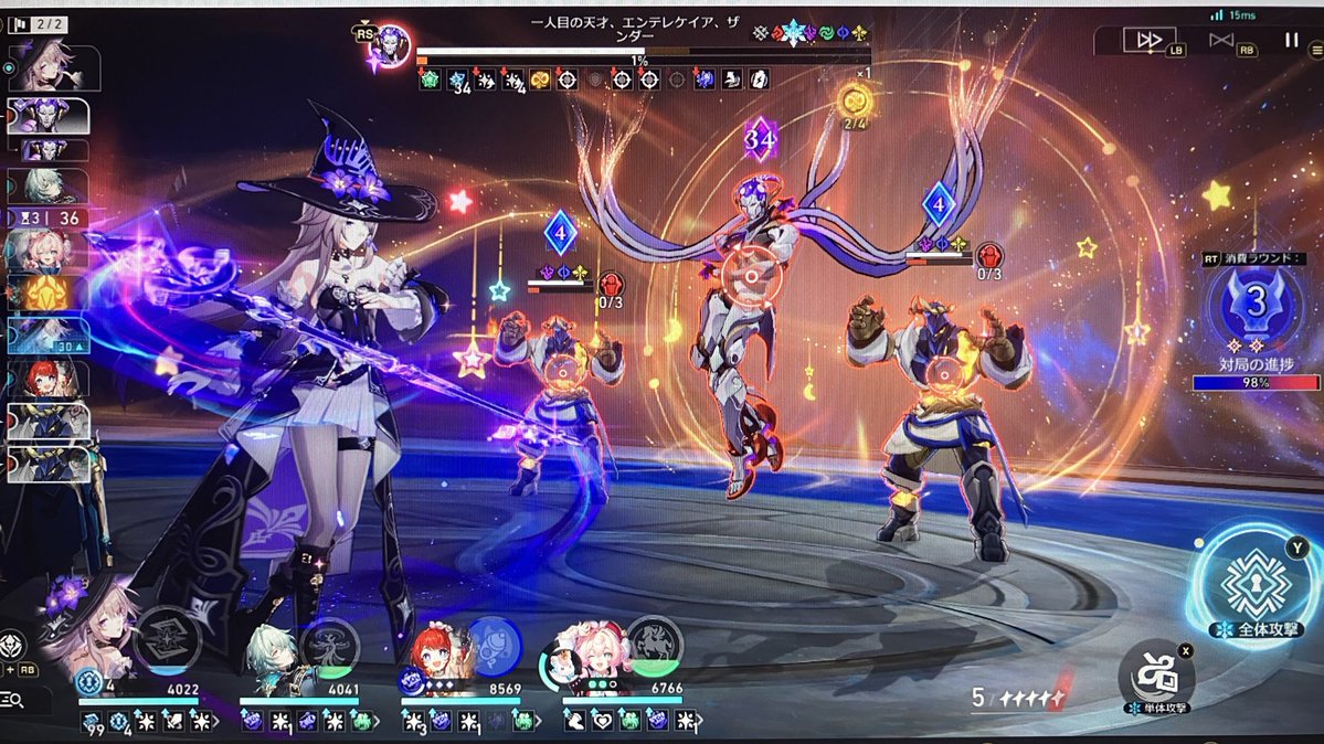 goyooadc's tweet image. もうちょっとで2ラウンドいけそうなんよな。
というか42未満でスキル撃つことと、第六感が足りないのに手番が回ることあったから、その辺調整したら普通に倒せそうな気はする。