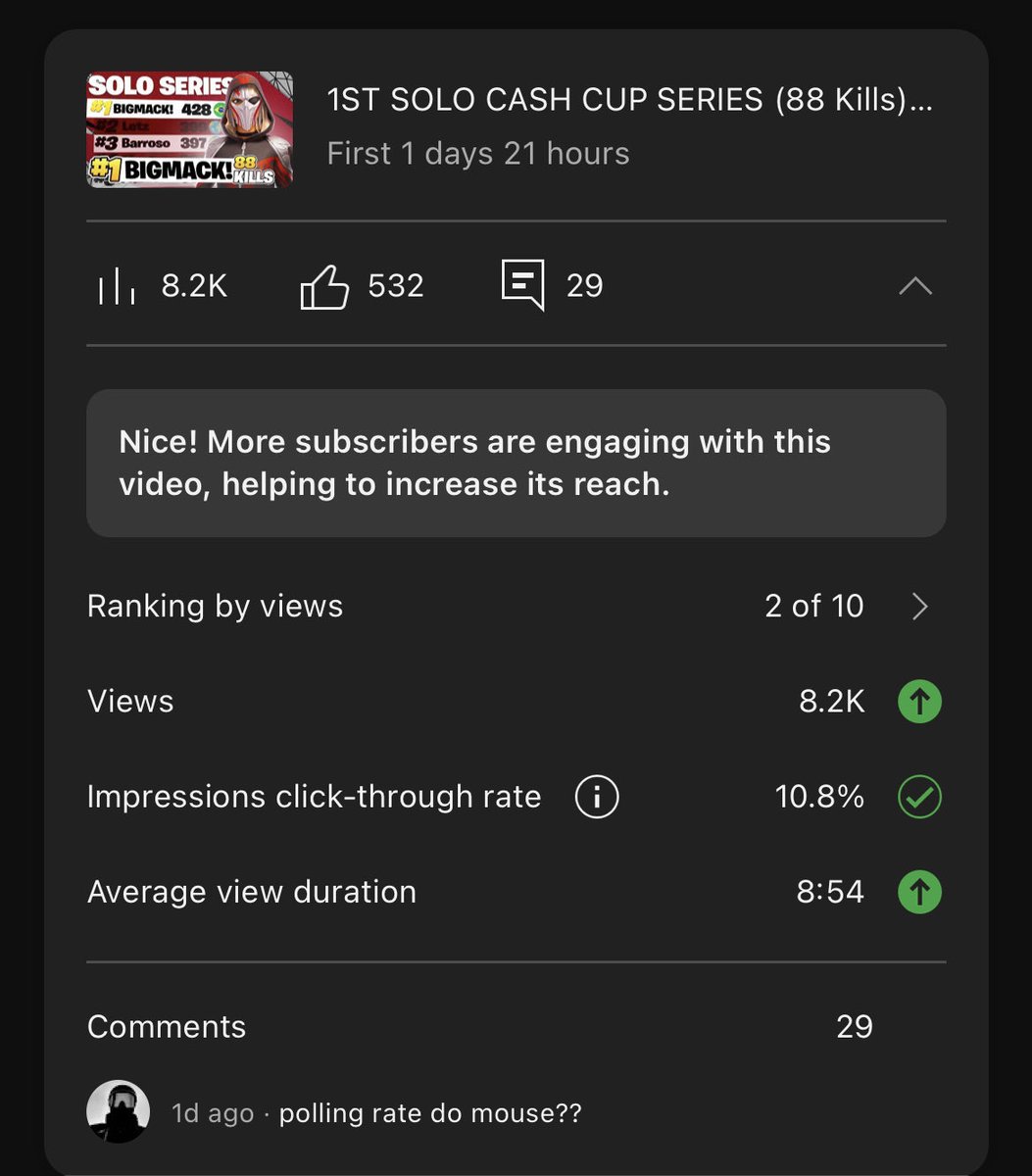 2nd vid 2/10; not bad, but we will improve more and more <a href="/mackftn/">Mack</a>