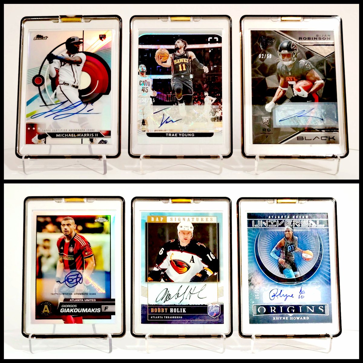 ATLANTA FOREVER AND EVER 🔥
#thehobby #CardsAddict #Atlanta
<a href="/AtlantaUni/">Atlanta United FC</a> <a href="/AtlantaDream/">Atlanta Dream</a> <a href="/AtlantaFalcons/">Atlanta Falcons</a> <a href="/ATLHawks/">Atlanta Hawks</a> <a href="/Braves/">Atlanta Braves</a>