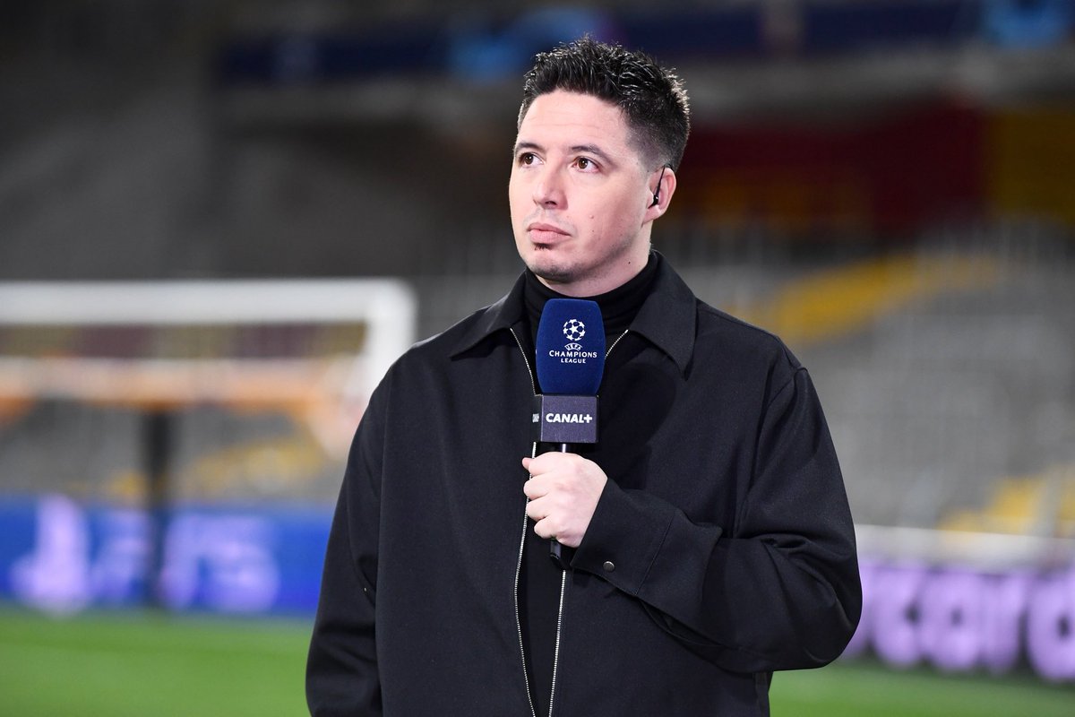 _BeFootball's tweet photo. Le onze de Samir Nasri pour l’Équipe de France à la Coupe du Monde 2026 🌍🇫🇷

Dembélé - Mbappé - Cherki - Olise.
         
(@CanalplusFoot) https://t.co/Gzjl0Ae8xx