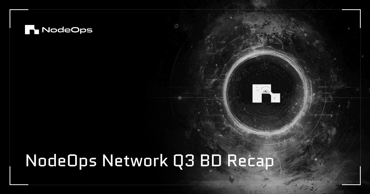NodeOpsHQ's tweet image. 👉🏻 NodeOps Network Q3 BD Recap 👈🏻

Real Users → Real Deployments → Real Revenue.

Our conviction hasn’t changed: sustainable growth in Web3 begins with real users, real deployments, and real revenue.

No room for speculative noise.

Our revenue-first, product-first approach…