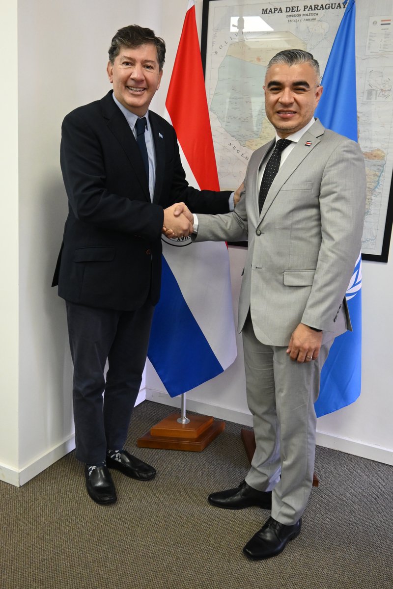 🇵🇾🇨🇷🤝🇺🇳 Cooperación para el desarrollo sostenible
El coordinador residente del Sistema de las Naciones Unidas en Paraguay, Igor Garafulic, recibió al Embajador de Costa Rica, Jeison Granados, y al consejero Gabriel Tapia en las oficinas de la ONU en Asunción.
