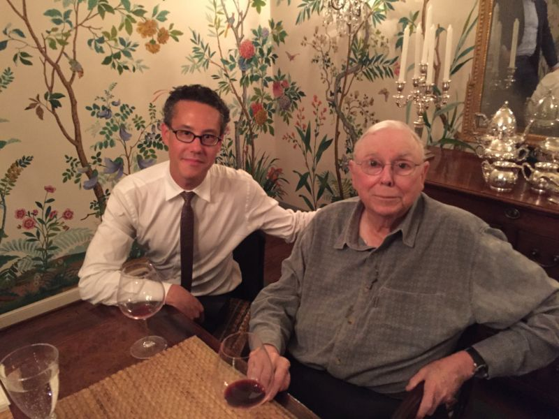 This photograph was taken with the late Charlie Munger at his home in 2018. He spoke over dinner about simplicity, of removing unnecessary motion in investing and life. 

I'll always remember something he said that day: “It’s the nature of the world for the large to get larger."
