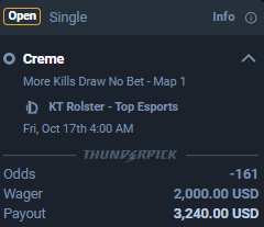 🚨Tomorrow's LOL Worlds POTD:🚨

🇨🇳Creme>BDD Map 1 Kills (-161) 💣

-Creme averaging 6.5 kills per worlds map so far, number 1 of mid laners/non adc's at worlds

-BDD averaging 2 kills per game

-Creme 4.5 kills Summer 2025 per map/BDD 3.6 kills Summer

-TES stomp KT