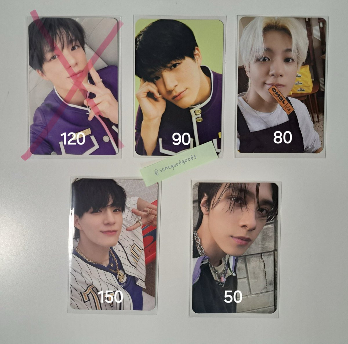 somegoodgoods's tweet photo. #กู้ดกู้สพร้อมส่ง การ์ด  
ส่งต่อ / พร้อมส่ง

เจโน่คาเฟ่ Jeno cafe 80 baht
เจโน่ซซกต ssgt 2022 90 baht
เจโน่ beat box - digipack ver. 150 baht
เฮนเดอรี่ universe - jewel case ver. 50 baht

ราคารวมส่งแล้ว สอบถามเพิ่มเติมทางเดม #ตลาดนัดnct #ตลาดนัดnctdream #ตลาดนัดwayv https://t.co/omVmw4FMzM
