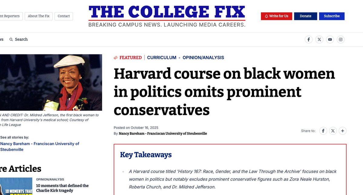 "Black Democrat women are not the only black women who have paved the way in the political arena,” says Project 21's Dr. Brenda Thiam in response to a Harvard course focused on black women in politics.

Former Secretary of State Condoleezza Rice, former Rep. Mia Love and many
