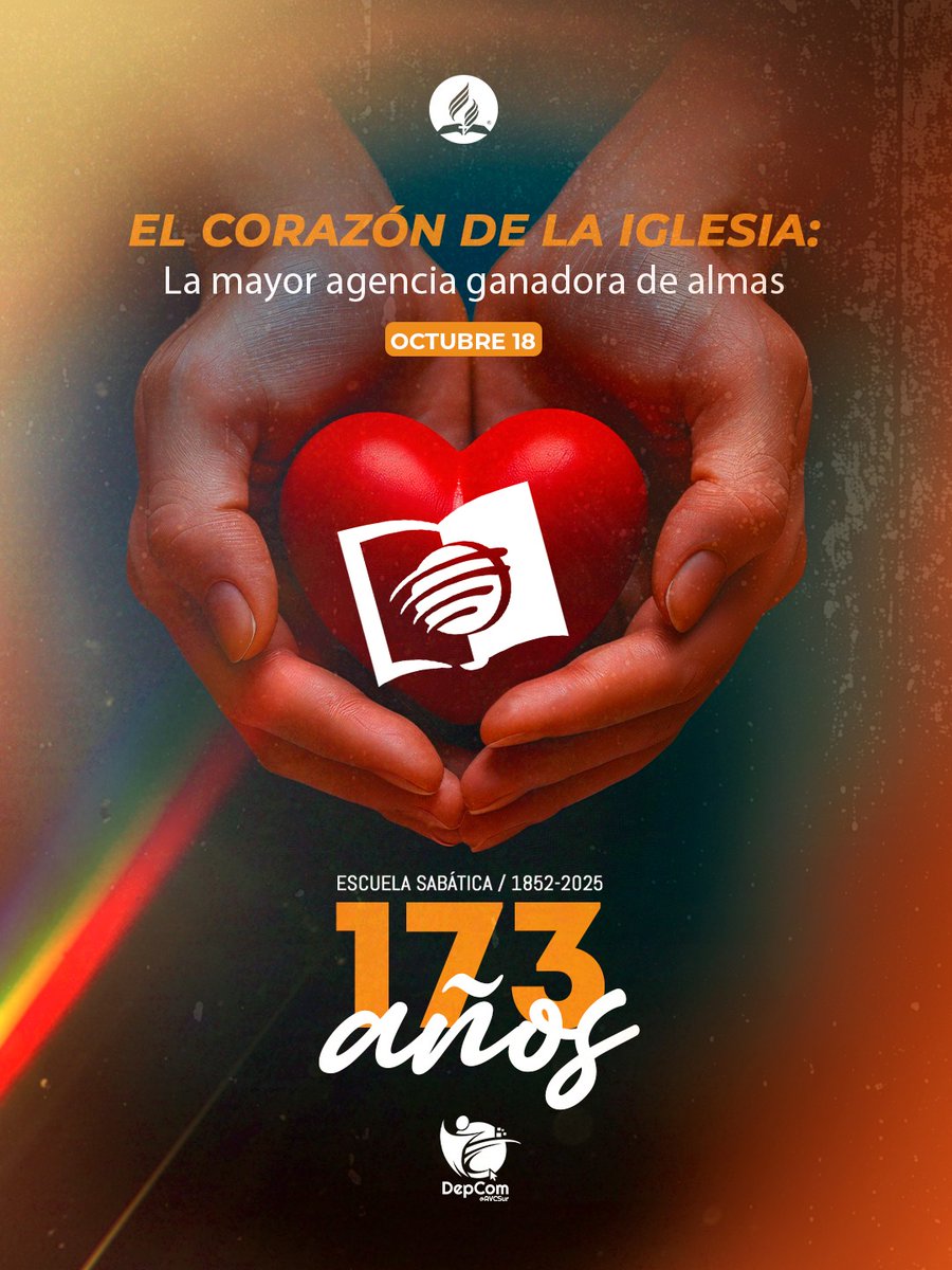 En 1852, Jaime White escribió las primeras lecciones de lo que hoy conocemos como Escuela Sabática.
Lo que nació con unas simples hojas de papel, hoy une a millones de creyentes estudiando la Biblia cada semana. 🙌

💬 La Escuela Sabática no solo enseña... transforma vidas.