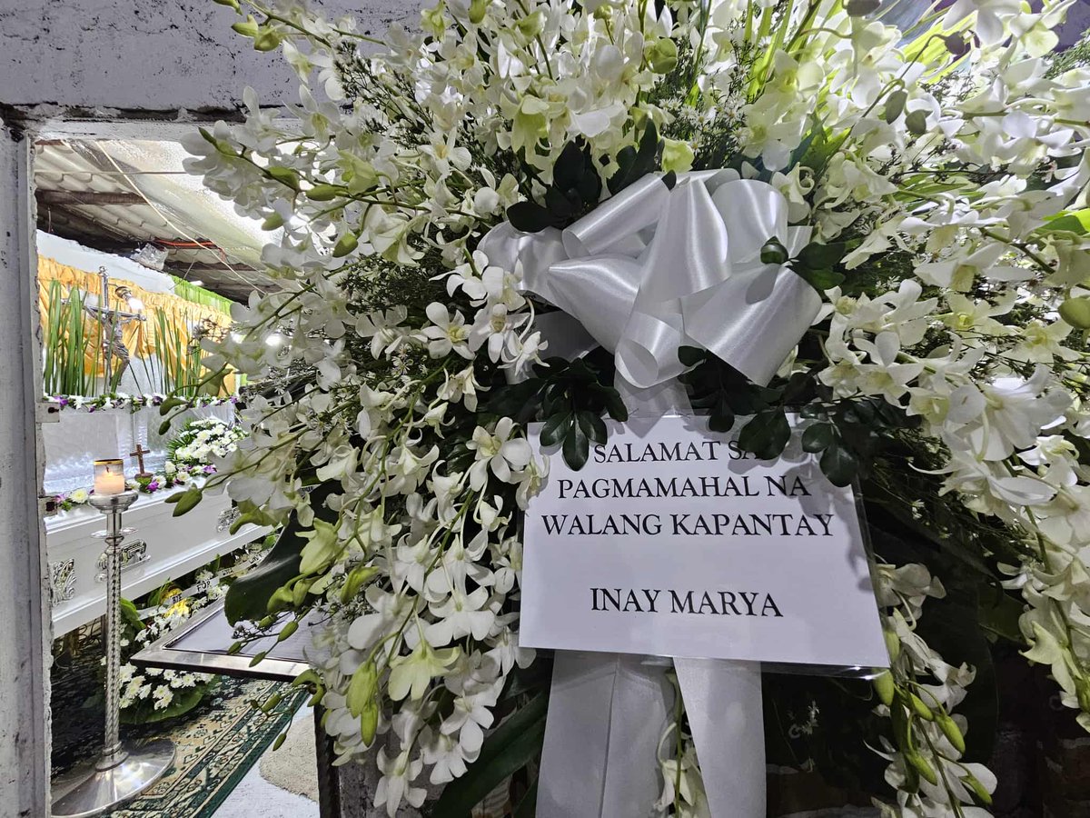 He devoted his days to celebrating Inay Maricel Soriano’s light — and in his final rest, Inay’s love shone back on him. 💐 

We’ll miss you Kuya Ed. 😢
