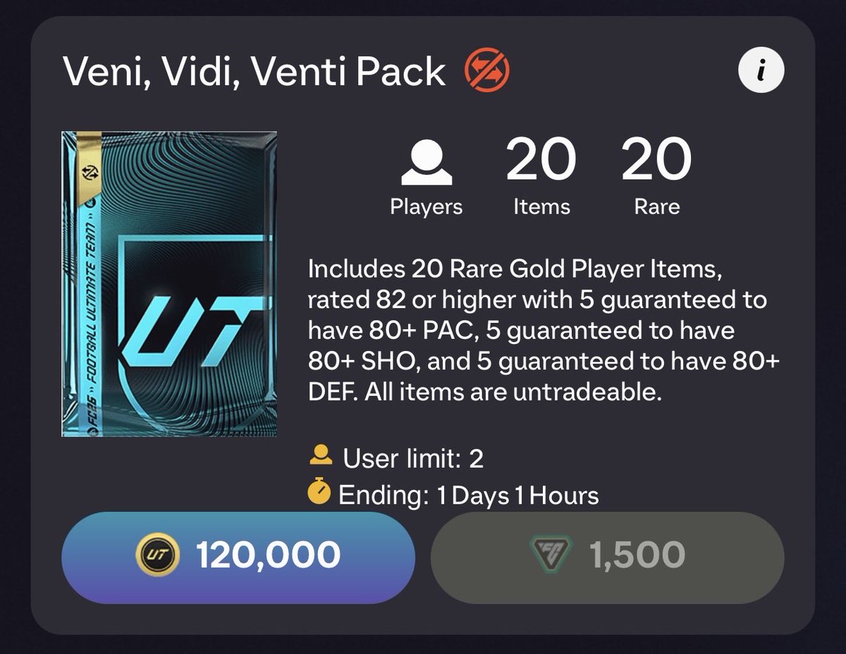 DonkTrading's tweet image. 🚨 FAST 120k pack giveaway
• ✅ Like & RT
• ✅ Tell me your console
• ✅ Must be following for DMs
I’m gonna pick a winner TODAY GL 🍀🔥