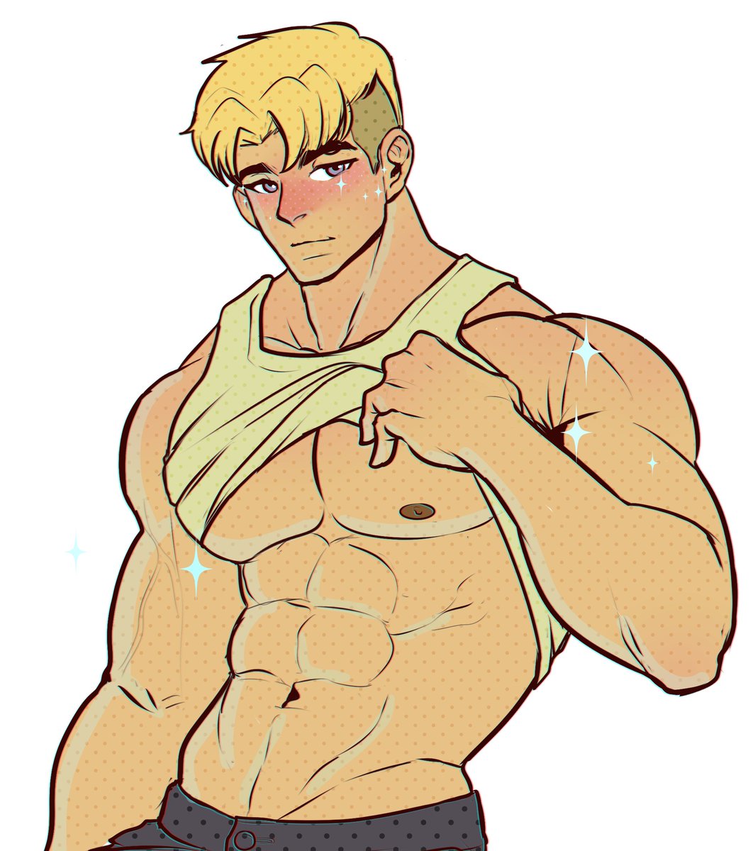 my instincts want him to be a cute muscle blondie 🤭🤭<a href="/urinnocentb0y_/">🔞MABOI | COMMISSION OPEN</a> 😳