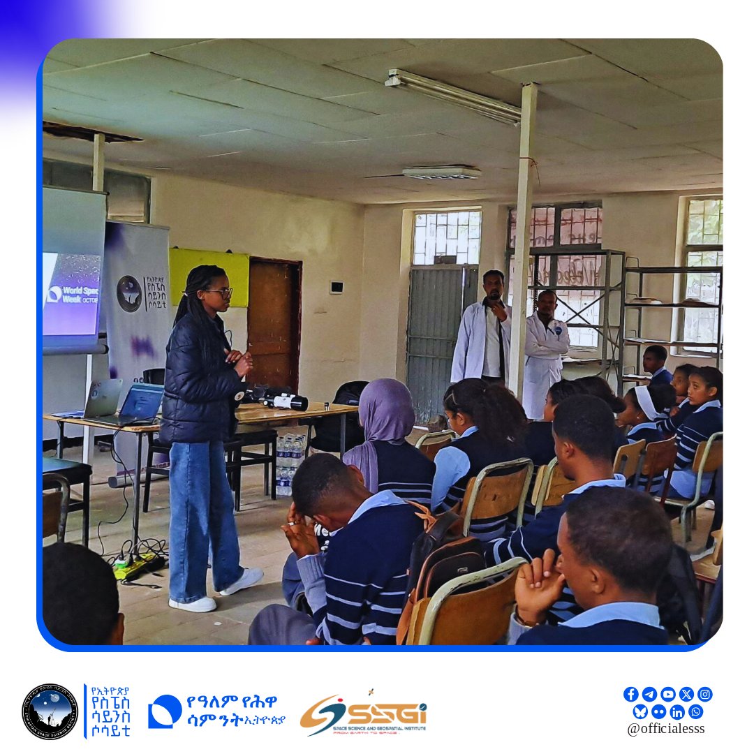 officialesss's tweet image. The program featured lectures on basic astronomy and offered students guidance on the academic paths they can pursue for a future career in the space sector.

#WorldSpaceWeek #WSW #SpaceOutreach #Sungazing #ESSS #SSGI