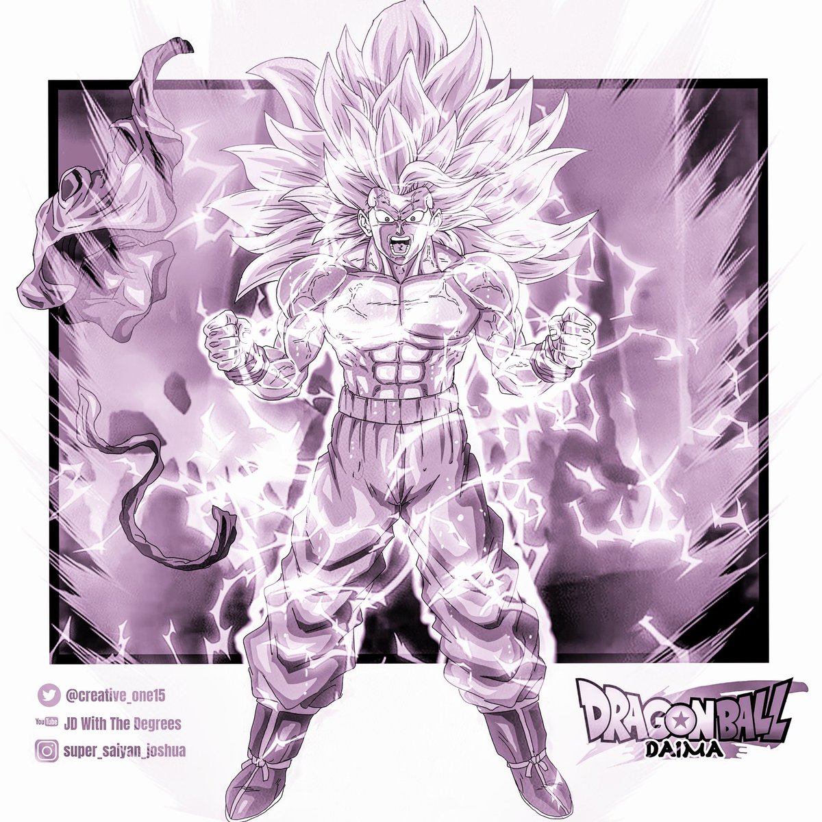 creative_one15's tweet image. Super Saiyan 3 Daima Goku Transforms: "One More Bonus..."
#dragonball #daima #dbdaima #goku #songoku #ssj4goku #ssj3goku #art #anime #manga