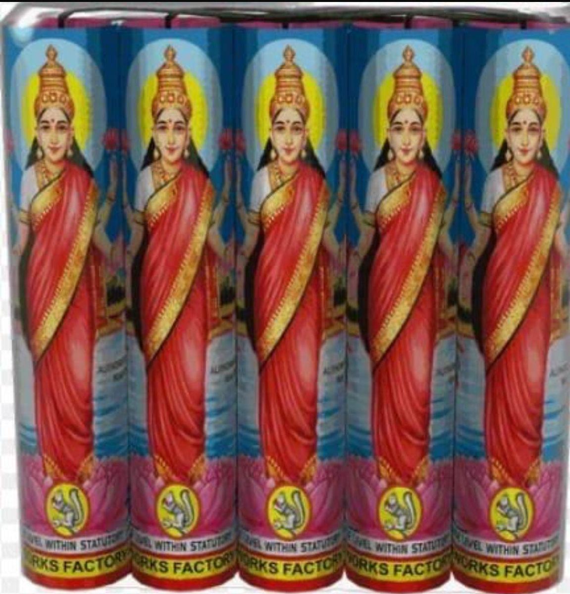 Mahaveer_VJ's tweet image. Remember Lakshmi Cracker ??
Boycott bursting of our God Lakshmi on the Cracker.
Initially in 1985 it was started by Maulana Rizwan Ahamed and he deliberately put our god Lakshmi on the cracker who is known for Wealth and Prosperity and burst her, so that Hindus and all other…