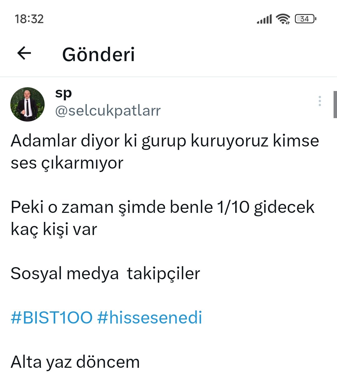 Bu arkadaş ueni bir mercedes alacak. 

Alta yazin kesin döner.  Ava çıkmış

Buldu mu affetmez..

#bist100 #borsa #viop