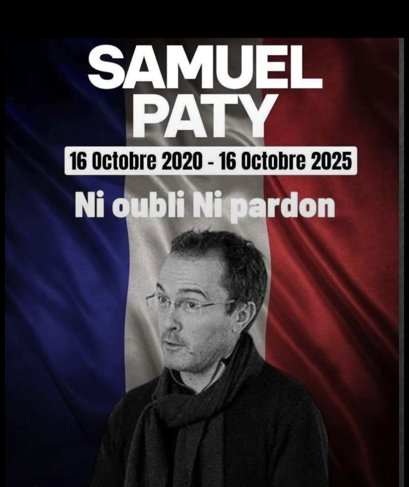 C_ATLAN_TAPIERO's tweet image. Ni oubli ni pardon Jamais #SamuelPaty