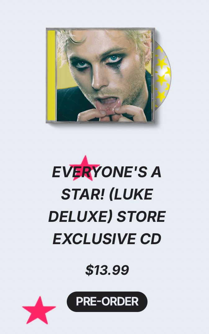 Tha5SOSFamily's tweet image. ‼️ 5SOS released the individual cd’s for Everyone’s A Star

Purchase via: 5SOS.com