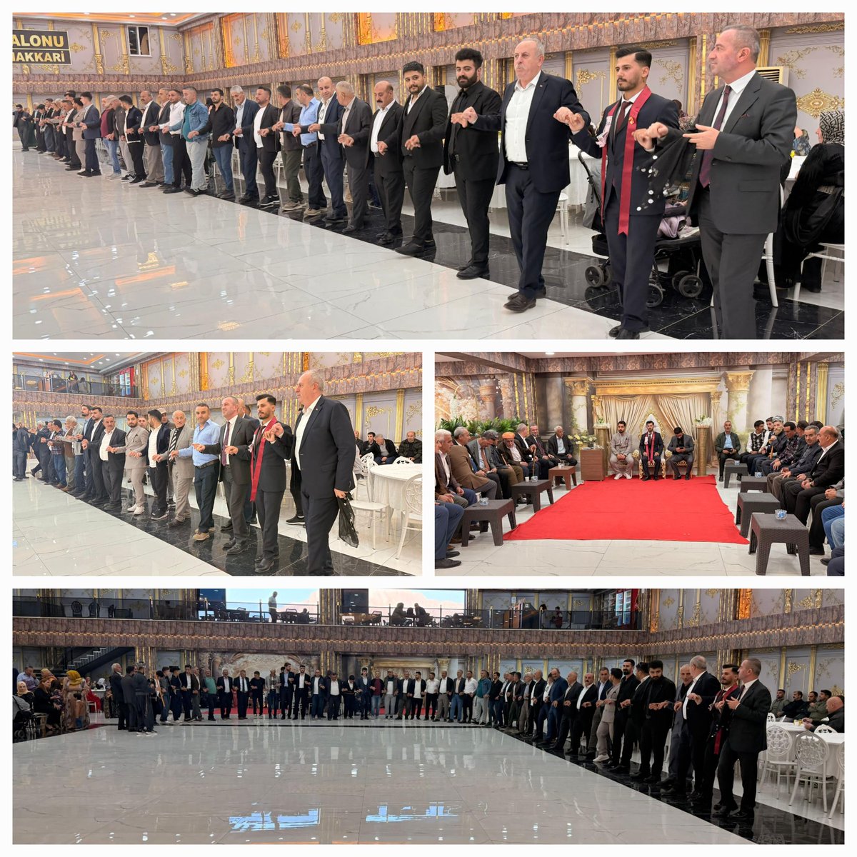 📍Hakkari/Merkez

✅️ Doğu Palace Düğün Salonu
🔹 Hınar &amp; Ömer
🔸️ Berwari &amp; Arslan Aileleri 

Düğün merasiminde genç çiftimizin ve ailelerinin mutluluklarına ortak olduk.

Rabbim, genç çiftimizin sevgilerini daim ve yuvalarını bereketli kılsın.

<a href="/RTErdogan/">Recep Tayyip Erdoğan</a> 
<a href="/Akparti/">AK Parti</a>
