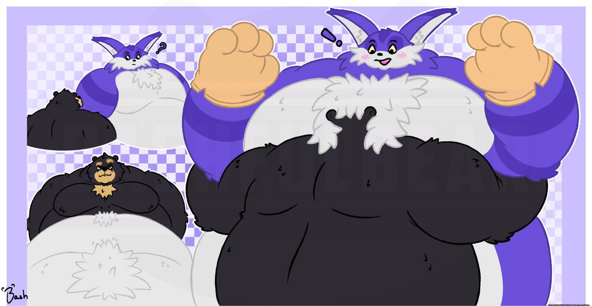“Big’s Big Chest Fluff” 

Just had to hug the big kitty cat in the best way possible~ 

#bara #furry