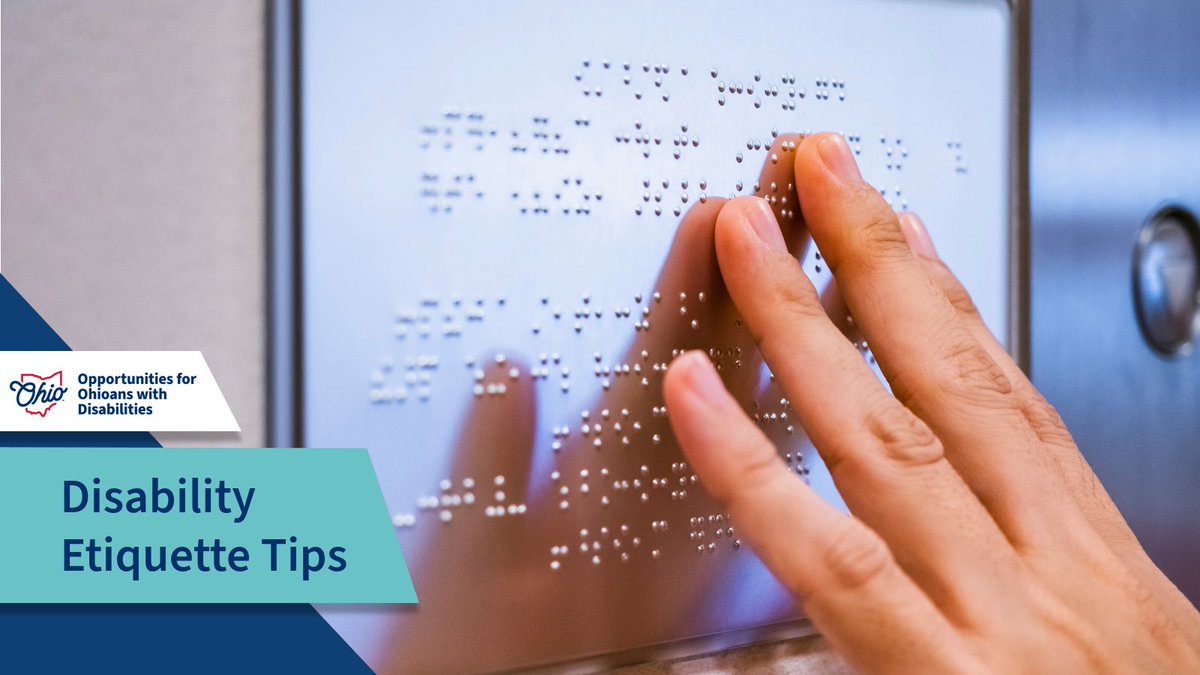 OhioOOD's tweet photo. Make signage accessible by using:
✅ Plain language
✅ Clear font size & color contrast
✅ Braille, raised text, or sound features
Disability-inclusive communication helps everyone navigate with confidence.
#DisabilityEtiquetteTip #DisabilityEtiquetteTips https://t.co/zTt4bTXB84
