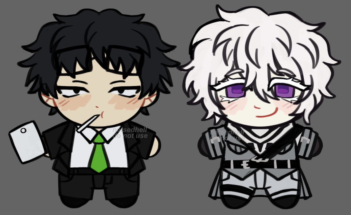 ☆#limbuscompany #samjo #sonya
wait i never posted these … my fave NPC plushie concepts