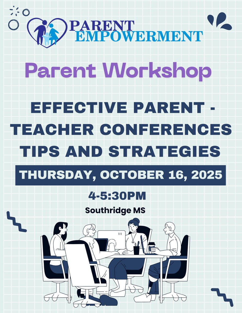 Don&amp;#39;t Forget Parent Workshop: Thursday, October 16th @ 4PM psqr.io/Zf7CRh_LQX via <a href="/ParentSquare/">ParentSquare</a>