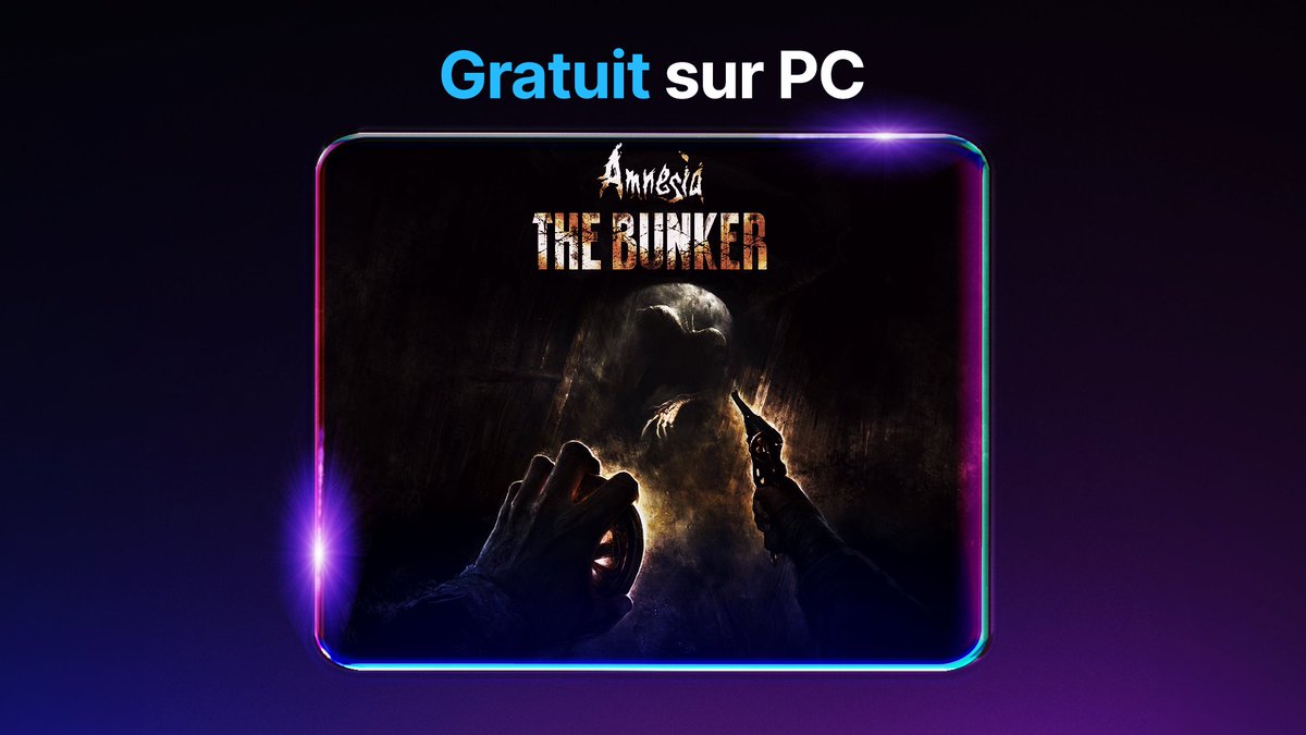 Garde les lumières allumées à tout prix.
Obtiens Amnesia : The Bunker gratuitement jusqu’au 23 octobre sur PC ➡️ epic.gm/free-games