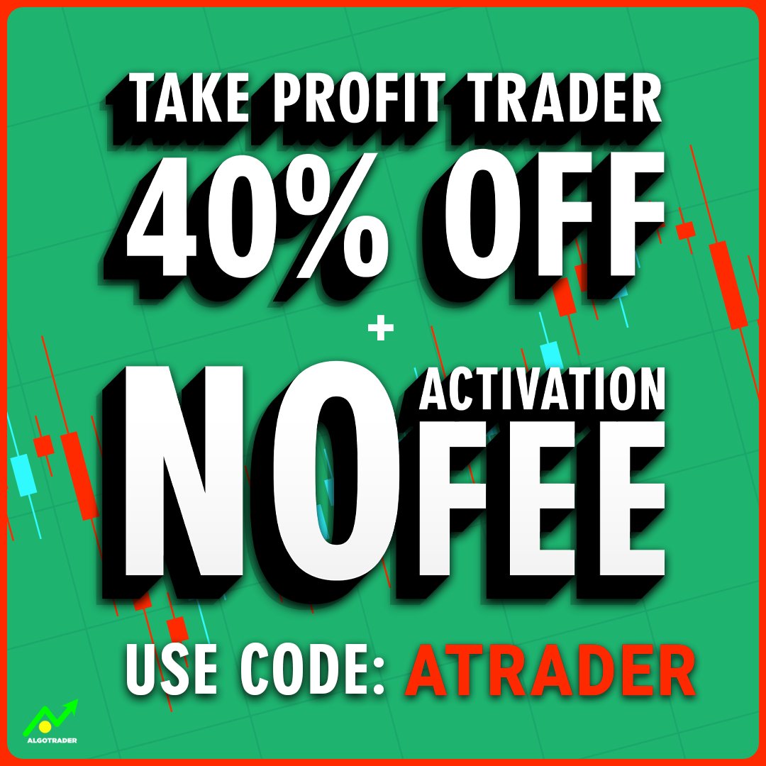 40% off &amp; no activation fees. No consistency rules &amp; withdraw every day when funded with Take Profit Trader.

Have up to 5 funded accounts 👇
tinyurl.com/TPTDiscounts

Code ATRADER for all TPT sales 

Available Platforms: TradingViewProp, NinjaTraderProp, Quantower, BookMap,