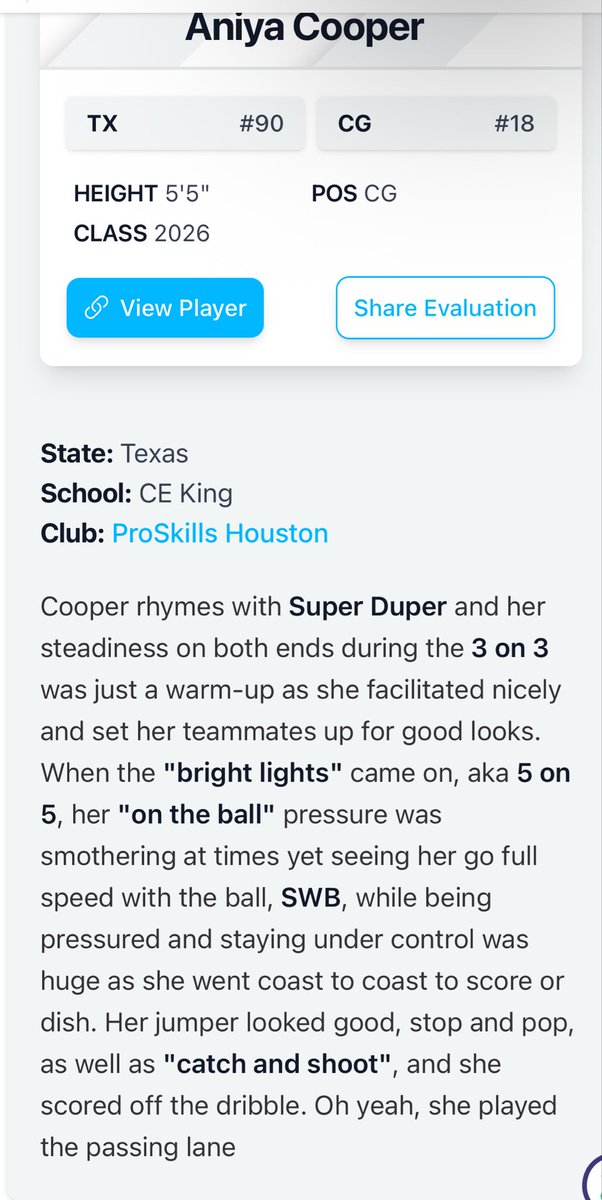 Let’s go <a href="/AniyaCooper03/">Aniya Cooper</a>!
Big time baller! Big time shooter!