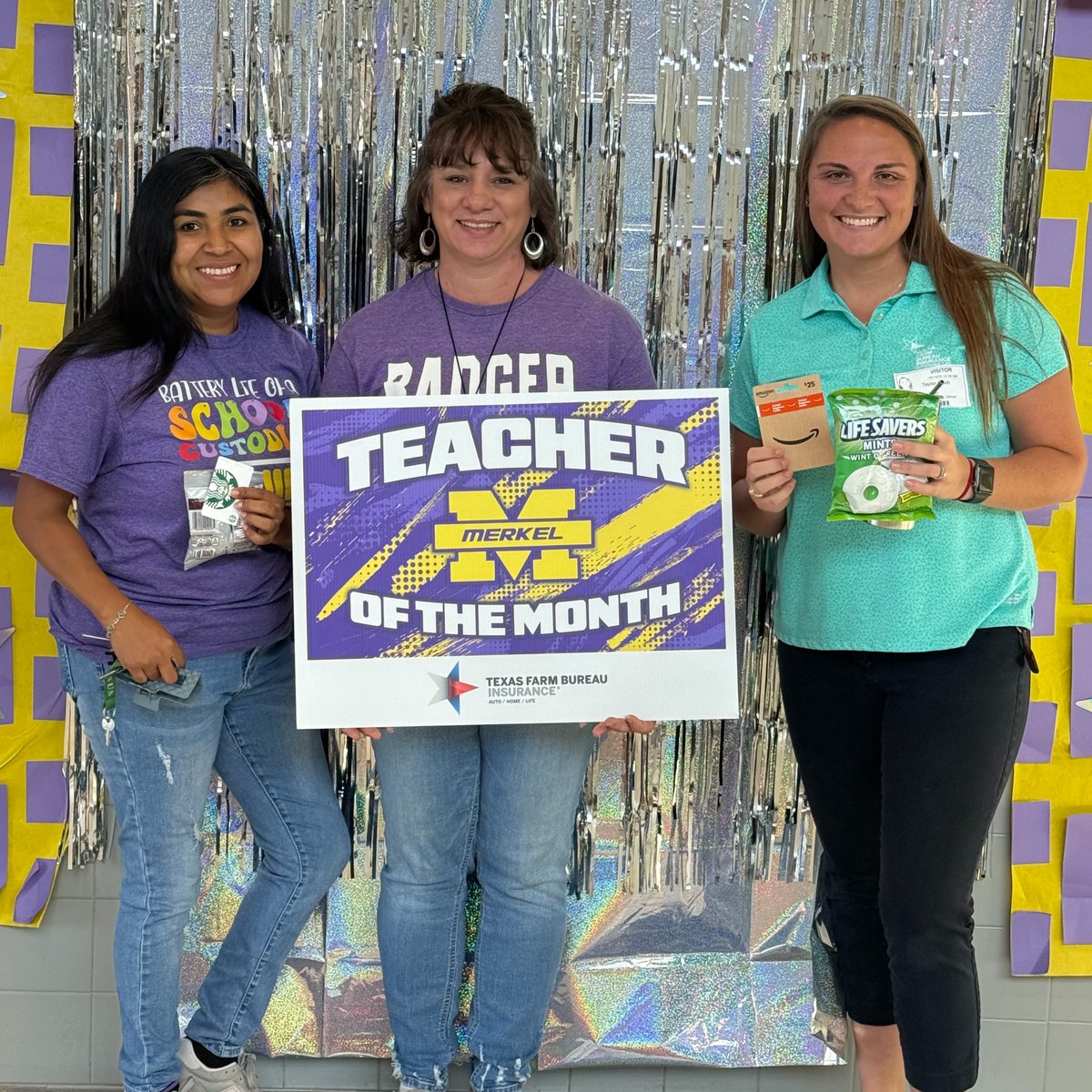 A big congratulations to our September @texasfarmbureau honorees! 🤠

🌟 Staff of the Month: Sandra Cano 📚 Teacher of the Month: Tess Justice

Thank you both for your incredible dedication to our community. Well deserved!

#BadgerStrong #ProudBadgers #OurBadgerStory