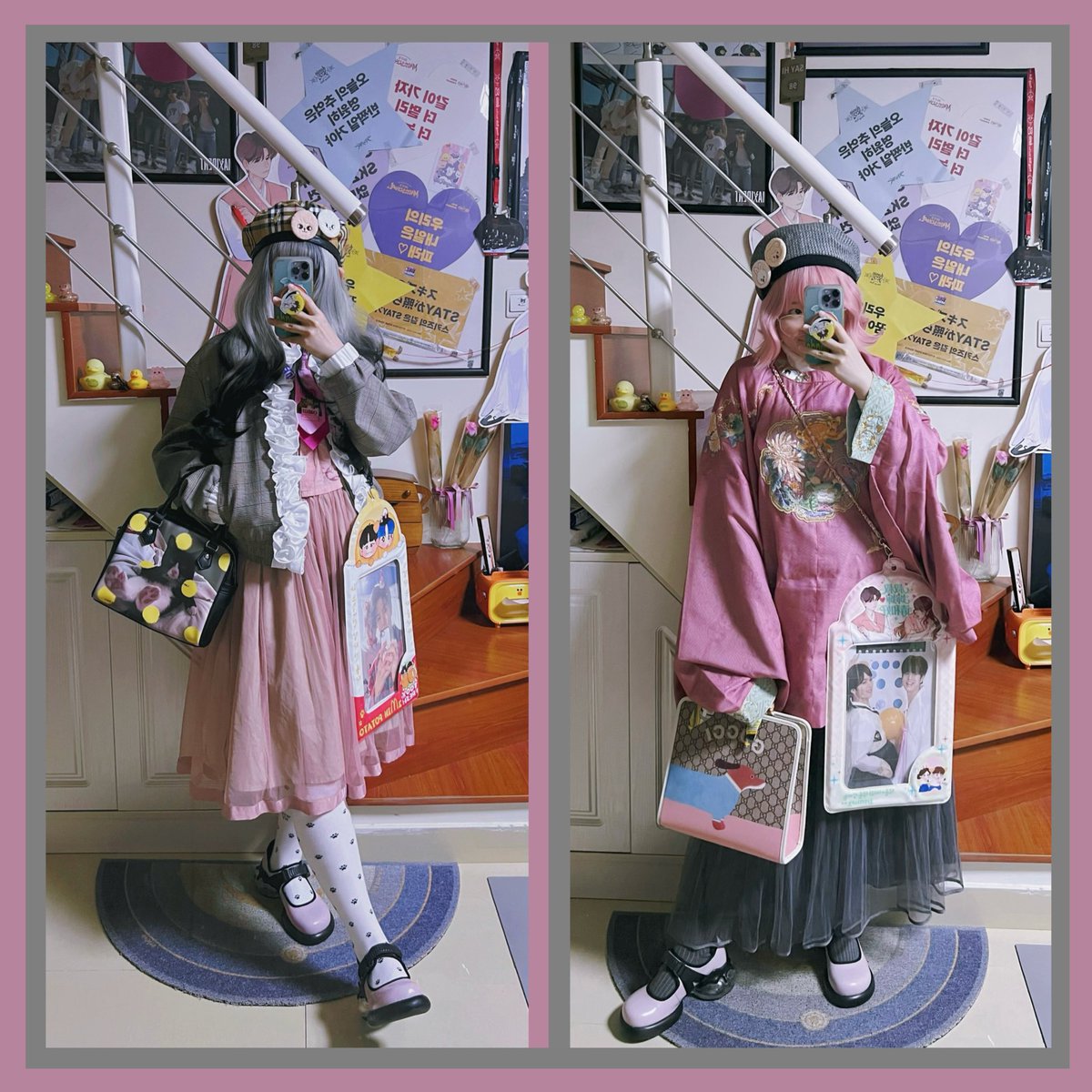 muscookie's tweet image. Ready for the encore🫡🩷🩶
#SKZ #dresscode