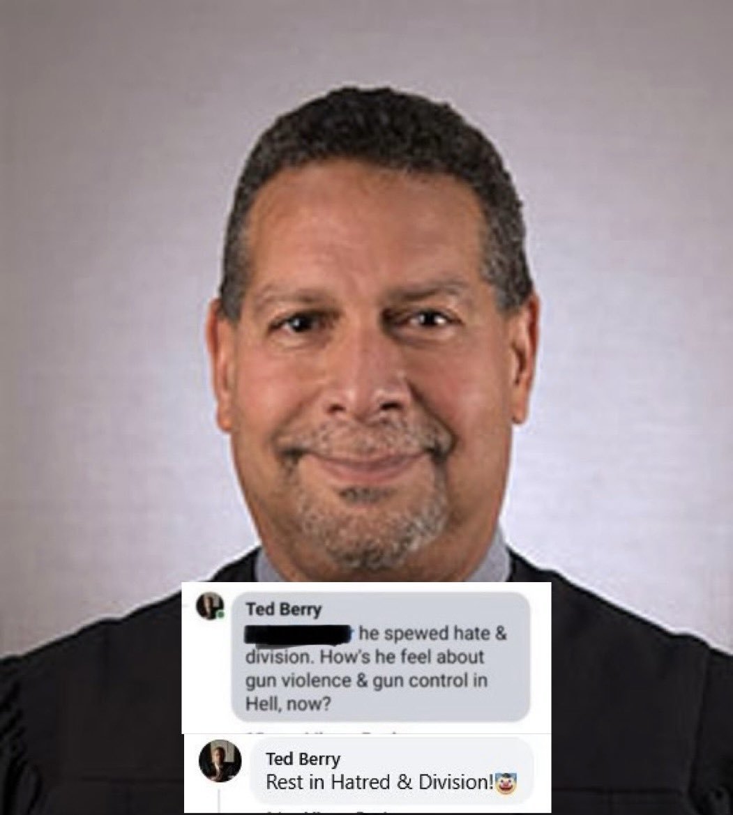 libsoftiktok's tweet image. BREAKING: Ohio State Rep. Douglas Swearingen (R) to initiate removal proceeding for Judge Ted Berry, who publicly celebrated the m*rder of Charlie Kirk on social media.