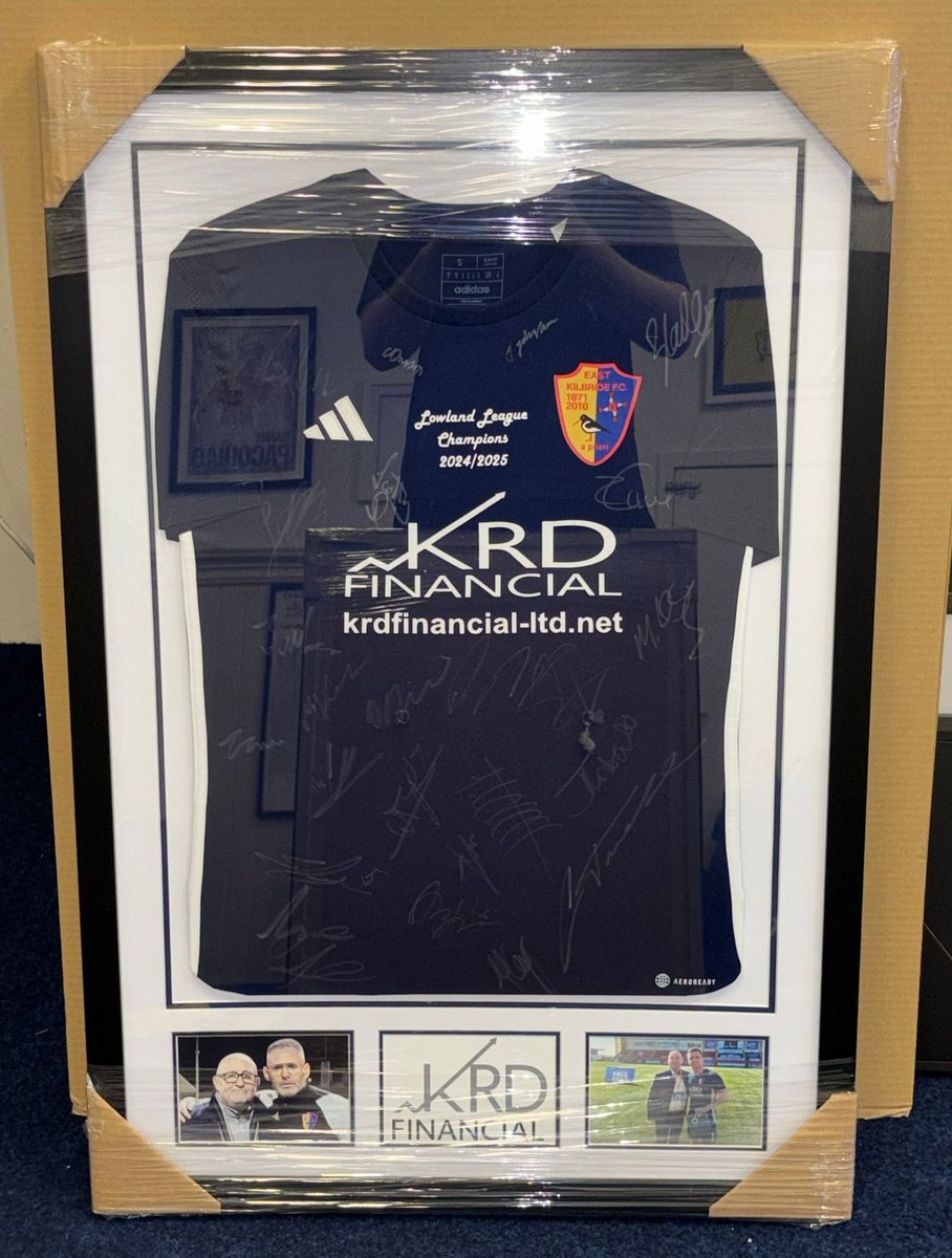 Some recent items the club have had framed. Look class.