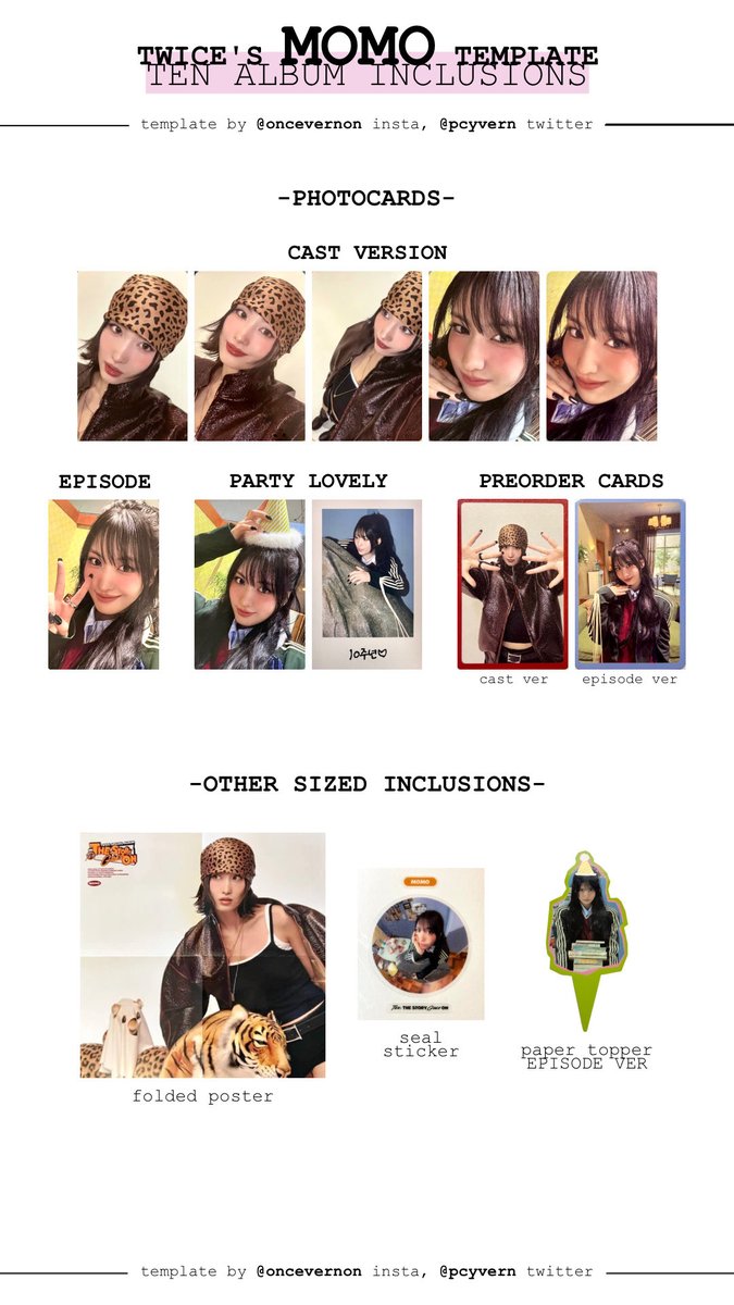 twice special album ten: the story goes on individual member