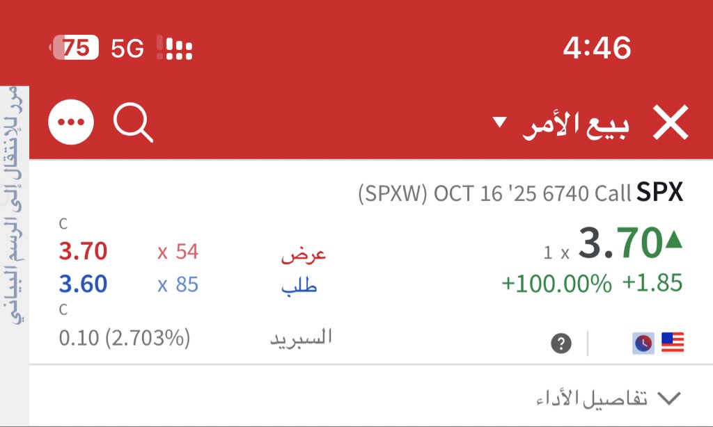 هذا عقد نزلته قبل شوي بالقناة العامة
2.00 دولار الى 3.70 دولار
750 ﷼الى 1387 ﷼ 

هذي قناتي بتلقرام 🫣
راح تعجبكم باذن الله 
👇🏻👇🏻👇🏻

t.me/m890T

#SPX $SPX #سباكس #السوق_الامريكي #الاسهم_الامريكية #تاسي #البتكوين #BTC  #العملات_الرقميه